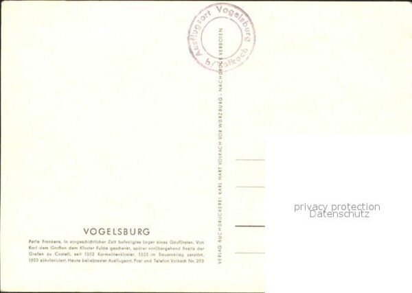 Vogelsburg Volkach Panoramakarte Volkach Steigerwald Kirch – Bild 2