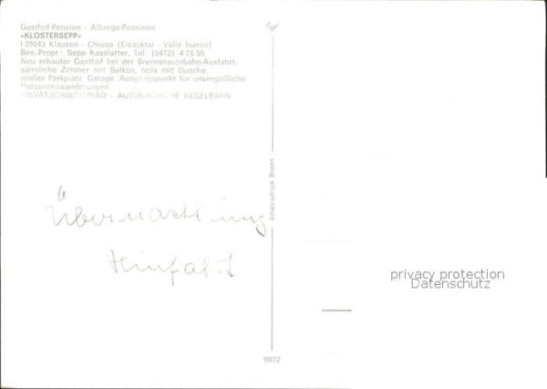 Klausen Eisacktal Suedtirol Gasthof Klostersepp – Bild 2