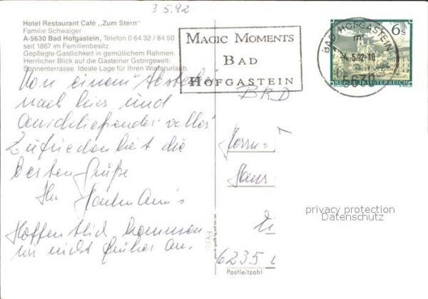 Bad Hofgastein Hotel Cafe Zum Stern – Bild 2