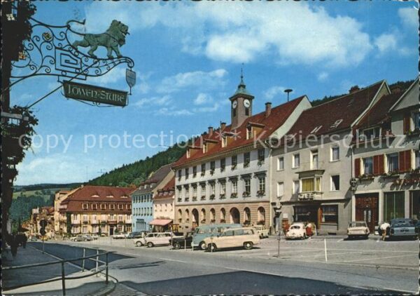 Triberg Schwarzwald Marktplatz Rathaus