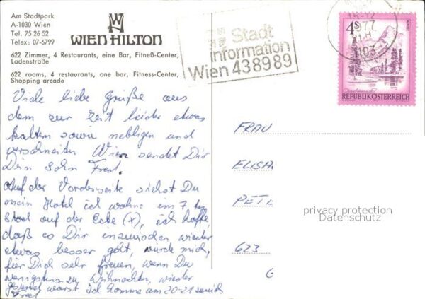Wien Hotel Hilton Kathedrale Tor – Bild 2