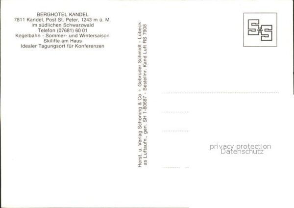 Kandel Waldkirch Breisgau Berghotel Kandel – Bild 2