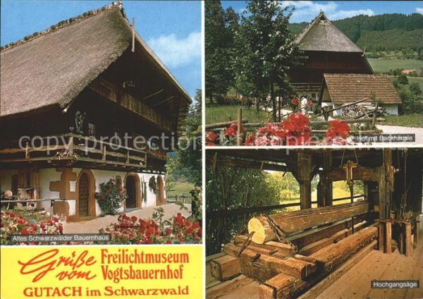 Gutach Schwarzwald Freilichtmuseum Vogtsbauernhof Schwarzw