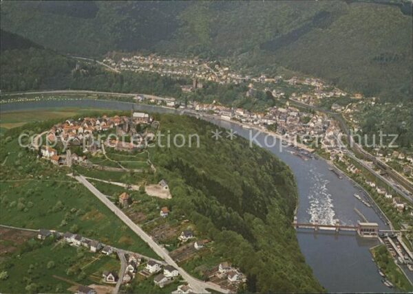 Neckarsteinach Dilsberg Fliegeraufnahme