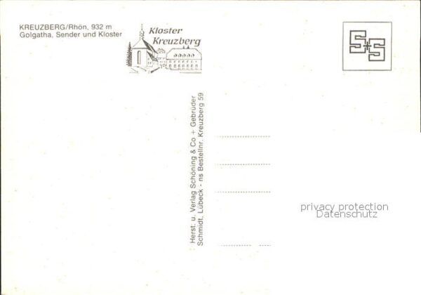 Kreuzberg Rhoen Golgatha Sender Kloster Schwalbe – Bild 2