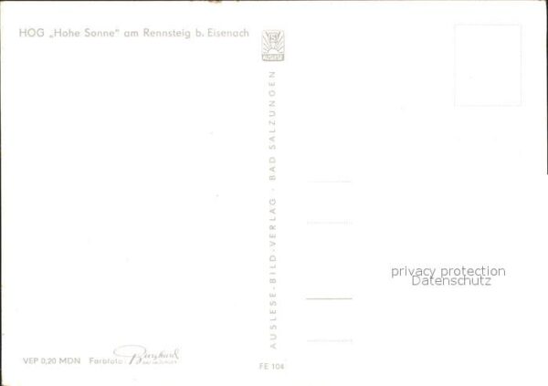 Eisenach Thueringen HOG Hohe Sonne – Bild 2