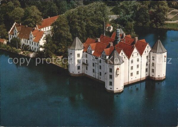 Gluecksburg Ostseebad Schloss Fliegeraufnahme