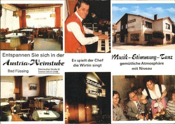 Bad Fuessing Austria Weinstube Musik Stimmung Tanz