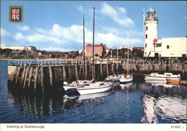 Scarborough UK Hafen Boote