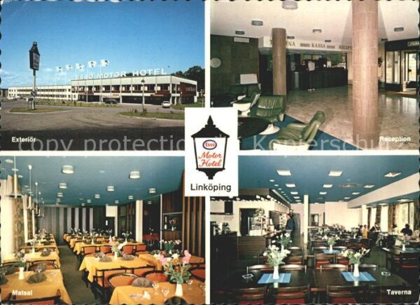 Linkoeping Esso Motor Hotel Exteriör Reception Tav