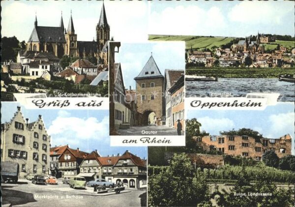 Oppenheim St Katharinenkirche Ruine Landskrone Ma