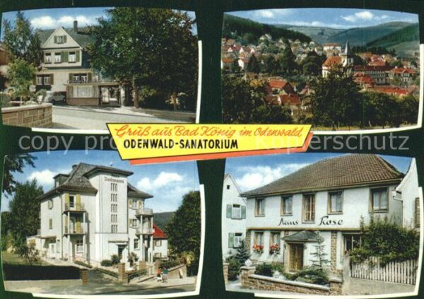 Bad Koenig Odenwald Sanatorium Haus Rose Hans Bodm