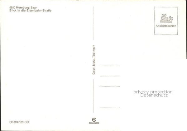 Homburg Saar Eisenbahn Strasse – Bild 2