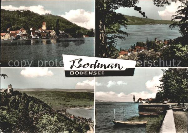 Bodman-Ludwigshafen Burg Boote Teilansichten