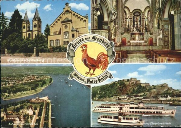 Arenberg Koblenz Roter Hahn Wallfahrtskirche Festung Ehr