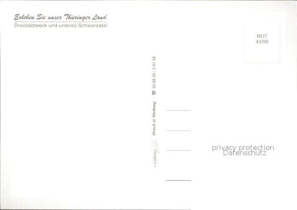 Thueringen Region Dreistädteeck und unteres Schwarzatal P – Bild 2