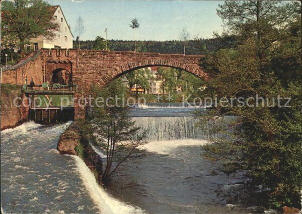 Pforzheim Steinerne Brücke über die Nagold