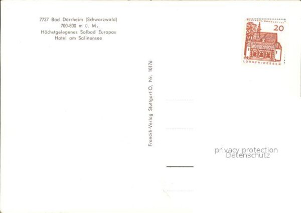 Bad Duerrheim Hotel am Salinensee Brunnen Freiterrass – Bild 2
