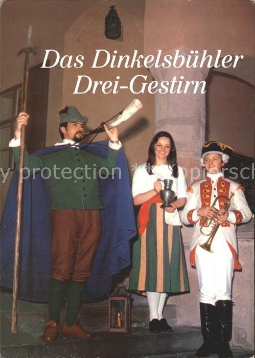 Dinkelsbuehl Dinkelsbühler Drei Gestirn Nachtwächter