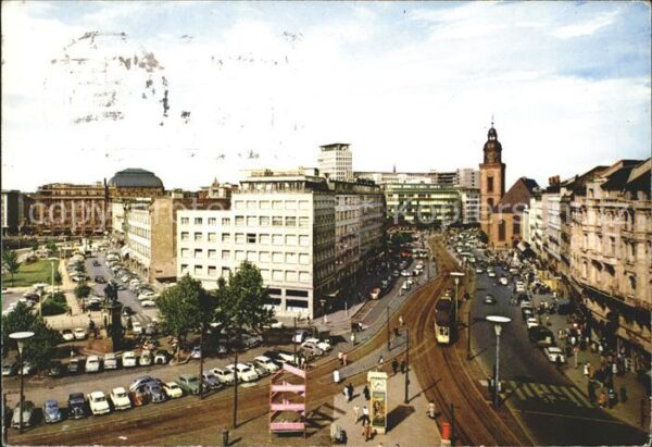 Frankfurt Main Goethe Platz Rathenau Platz und Rossmar