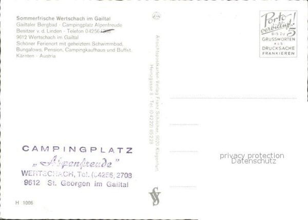 Wertschach Villach Gailtaler Bergbad Details – Bild 2