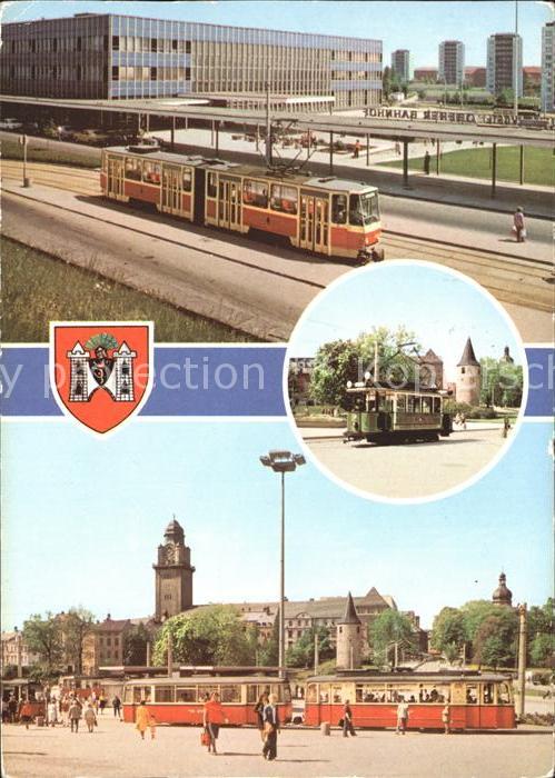 Plauen Vogtland Bahnhof Strassenbahnen Kirche
