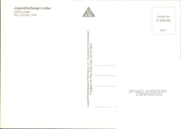 Lindlar Jugendherberg Lindlar Fliegeraufnahme – Bild 2