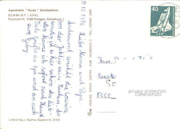 Nideggen Eifel Jugendstätte Rursee Schullandheim Flieg – Bild 2