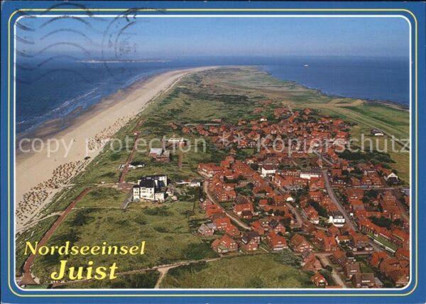 Juist Nordseebad Fliegeraufnahme