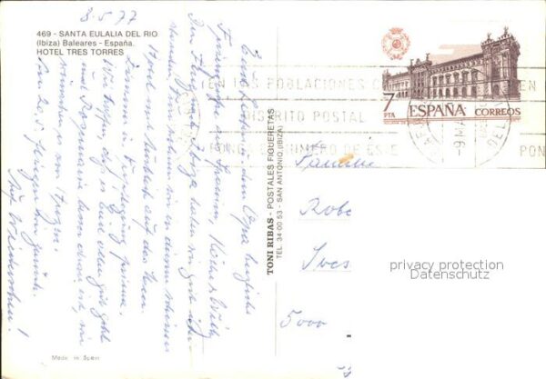 Santa Eulalia del Rio Hotel Tres Torres Fliegeraufnahme – Bild 2