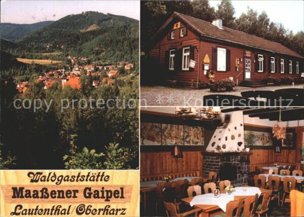 Lautenthal Harz Ortsblick Waldgaststätte Maassener Gaip