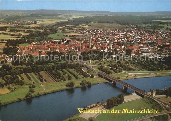 Volkach Mainschleife Fliegeraufnahme