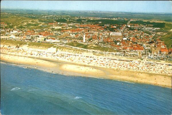 Egmond aan Zee Hotel Bellevue Strand Fliegeraufnahme