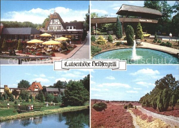 Walsrode Lueneburger Heide Luisenhöhe Heidjergrill Springbrunnen V