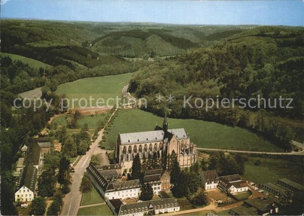Altenberg Rheinland Dom zu Altenberg Fliegeraufnahme