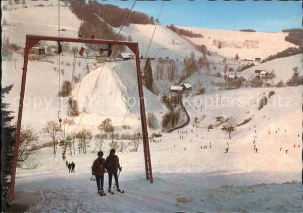 Nordenau Partie am Skilift