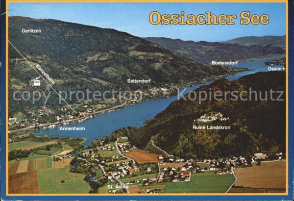 Ossiachersee Feriengebiet Villach Ruine Landskron St