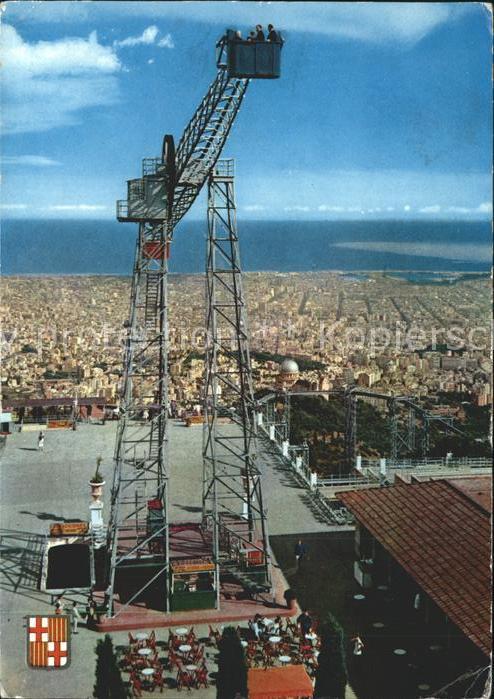 Barcelona Cataluna Vista parcial desde el Tibidado