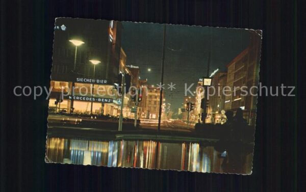 Mannheim Planken bei Nacht