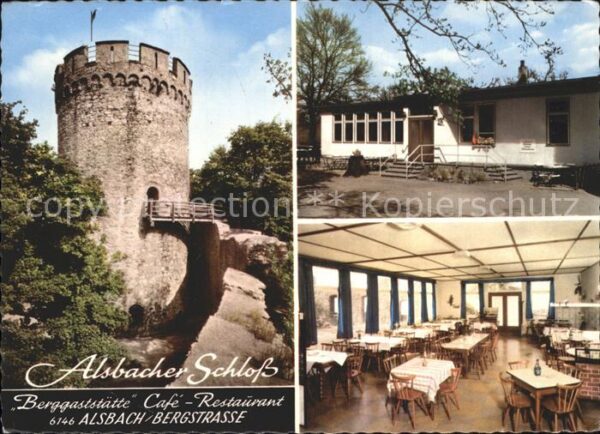 Alsbach Bergstrasse Alsbacher Schloss Berggaststätte Gastra