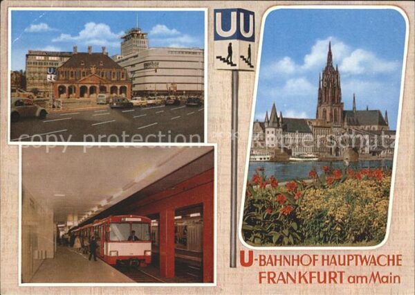 Frankfurt Main U_Bahnhof Hauptwache Kirche