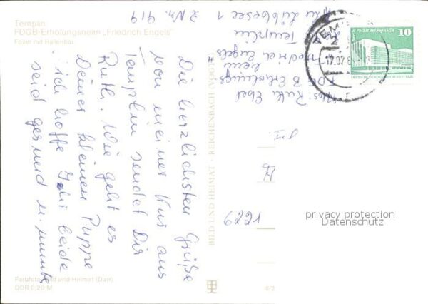 Templin FDGB Erholungsheim Friedrich Engels Foy – Bild 2