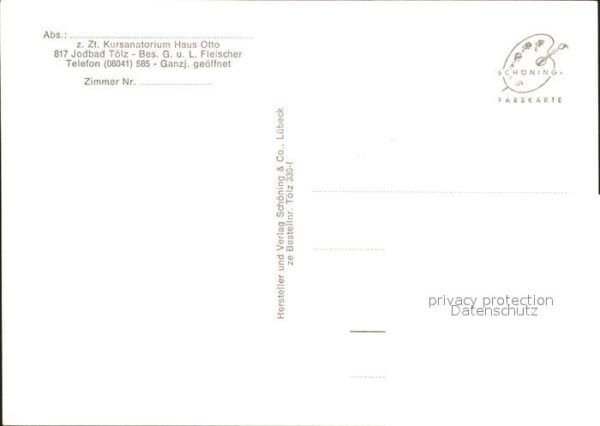 Bad Toelz Kursanatorium Haus Otto – Bild 2