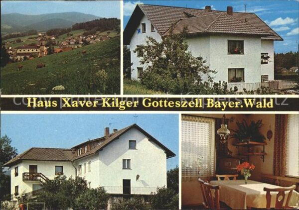 Gotteszell Ortsblick Haus Xaver Kilger Stube