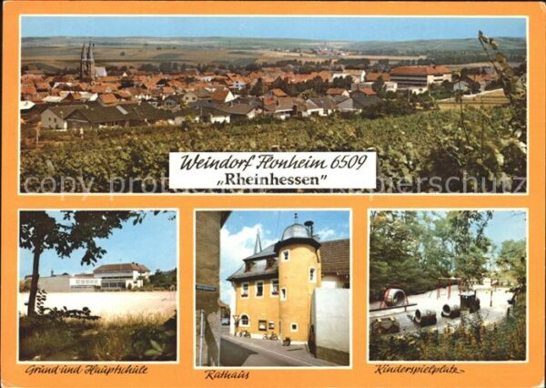 Flonheim Panorama Grund und Hauptschule Rathaus