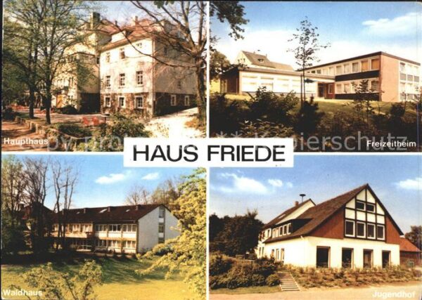 Hattingen Ruhr Haus Friede Haupthaus Freizeitheim Wald