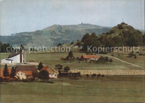 Wachtkueppel Poppenhausen Wasserkuppe mit Pferdskopf