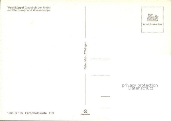Wachtkueppel Poppenhausen Wasserkuppe mit Pferdskopf – Bild 2