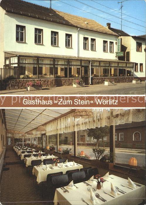 Woerlitz Gasthaus Zum Stein Gastraum