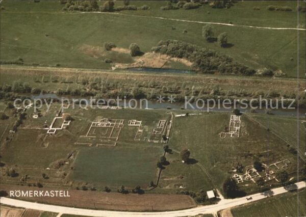 Eining Römerkastell Fliegeraufnahme